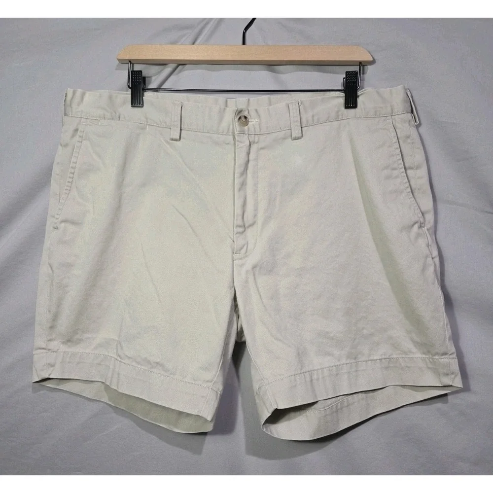 Polo‎ Ralph Lauren Mens 38 Classic Fit Chino Beige Khaki Dad Shorts 6